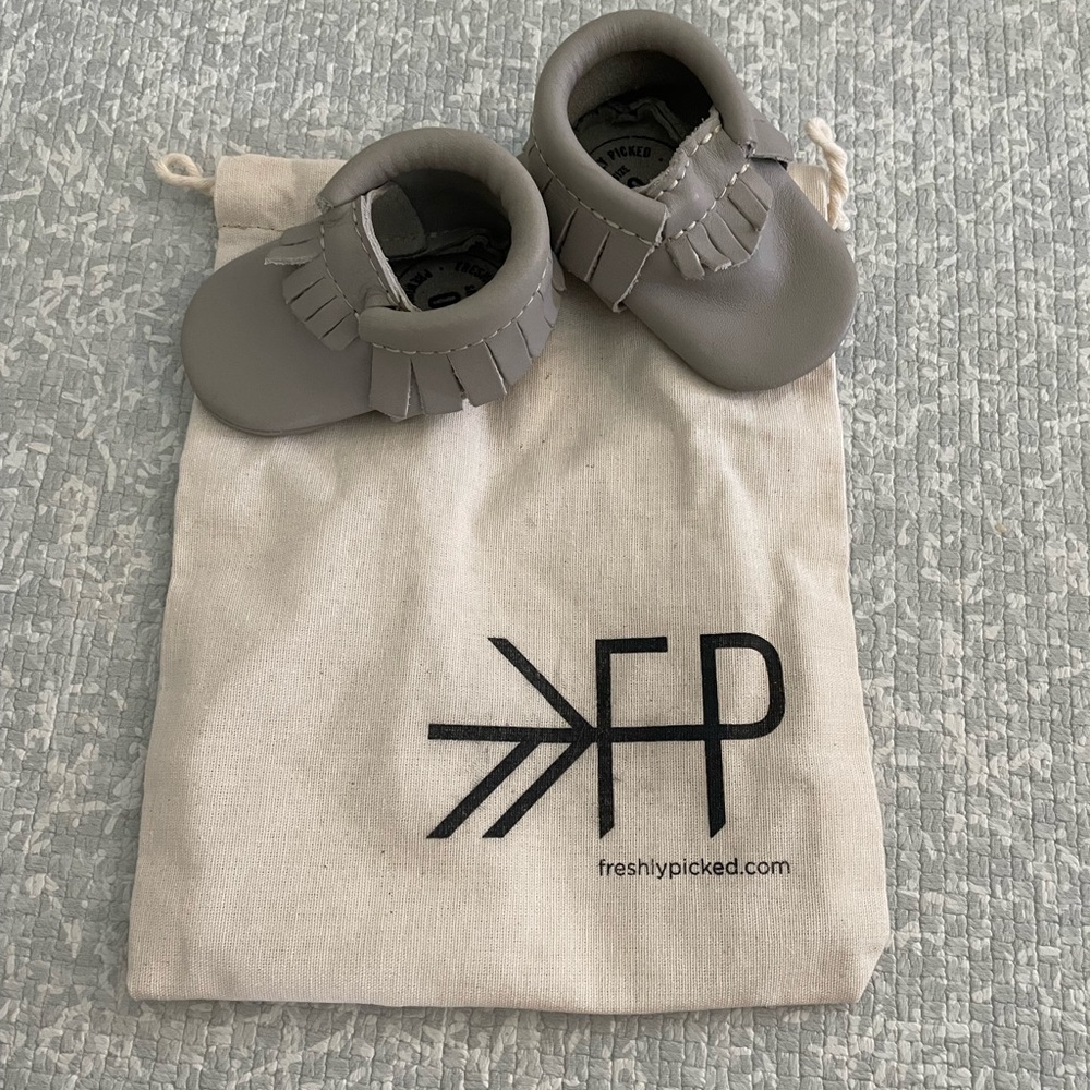 Brand new freshly picked baby shoes